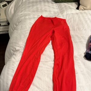 Lululemon Athletica Red Leggings